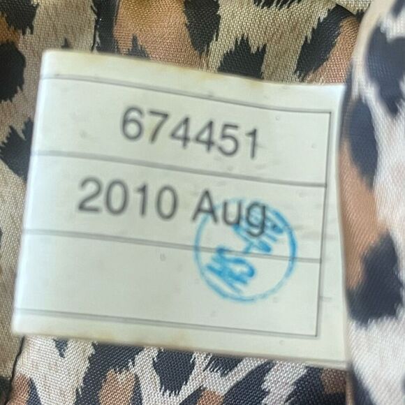 Speed and Strength Woman’s Black Leopard Lined Motorcycle Jacket Embroidered No - Picture 9 of 11